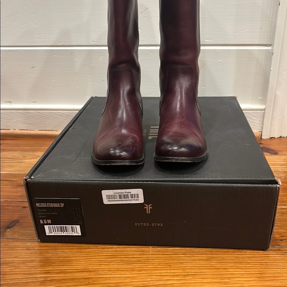 Frye Women's Heeled Boots - Burgundy